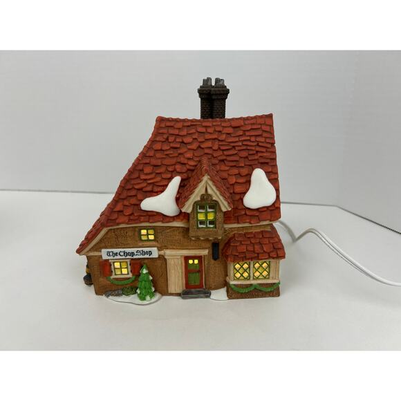 Department 56 Dickens Village The Chop Shop Lighted Building with Box - Picture 2 of 8